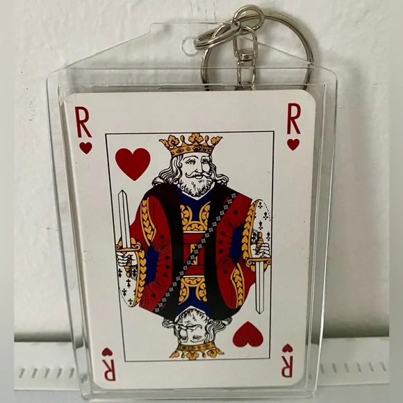 Louis Vuitton Damier King Red Hearts COA RARE Soho Casino Paris 2008 Card Charm - Picture 5 of 9